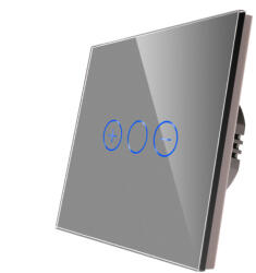 Bingoelec Fényerőszabályzó kapcsoló, WiFi (D101-GY)