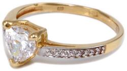 Ékszershop Eljegyzési szív arany gyűrű (1302940)