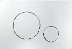 kielle Gemini II - Öblítésvezérlő gomb, fényes króm 70207000 (70207000)