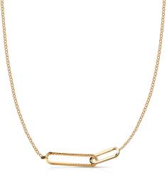 SAVICKI Colier argint placat cu aur 45 cm - savicki - 331,00 RON