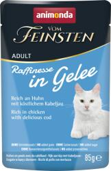 Animonda Vom Feinsten Adult Raffinesse Gelee - csirke és tőkehal - 85 g