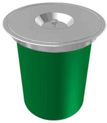 Franke KEA - Beépített hulladékgyűjtő E12, zöld/rozsdamentes acél 134.0035. 042 (134.0035.042)