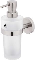 Nimco Unix - Szappanadagoló tartóval, matt üveg/csiszolt rozsdamentes acél UNM 13031W-T-10 (UNM 13031W-T-10)