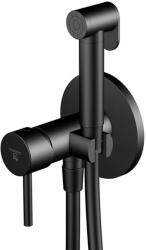 Steinberg 100 - Falra szerelhető bidé keverő zuhanyzóval, matt fekete 100 1350 S (100 1350 S)
