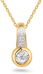 Heratis Forever Briliáns csiszolású gyémánt medál Ywett, sárga arany IZBR926P