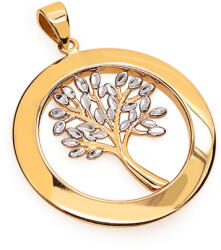 Heratis Forever Kerek, kétszínű életfa medál, 9K IZ24941HR
