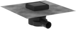 Hansgrohe RainDrain Point - Padlólefolyó, 10x10 cm, matt fekete 56247670 (56247670)