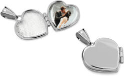 Heratis Forever Fényképes medál, fehér szív, 9K IZ14859AHR
