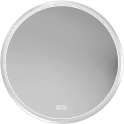 kielle Idolio - Tükör LED világítással és fűtéssel, 80 cm átmérőjű, króm 50324003 (50324003)
