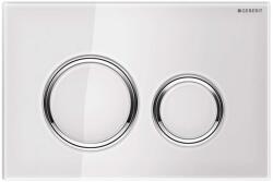 Geberit Sigma21 - Süllyesztett vezérlőgomb, króm/üveg fehér 115.884. SI. 1 (115.884.SI.1)