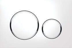 Geberit Sigma20 - Süllyesztett vezérlőgomb, fehér/króm 115.882. KJ. 1 (115.882.KJ.1)