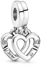 Pandora ékszer Összetartozó nővérek dupla függő ezüst charm 799538C01