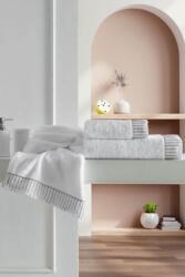 SOFT COTTON NOVA csipkés 85 x 150 cm-es fürdőlepedő Fehér / White