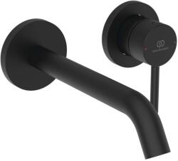 Ideal Standard Ceraline Nuovo - Mosdókagyló-keverő rejtett beépítéshez, 2 lyukú beépítéshez, selyemfekete színben BD764XG (BD764XG)