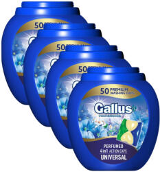 Gallus 4 az 1-ben folyékony mosókapszula Univerzális (4x50 db) (4251415303552-4)
