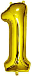  1-es Szám Óriás Fólia Lufi Arany 105cm