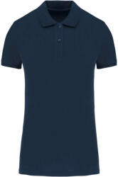 Kariban Női organikus piké pamut póló, Kariban KA2026, Navy-XL (ka2026nv-xl)