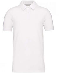 Kariban Férfi organikus férfi piké pamut póló, Kariban KA2025, White-M (ka2025wh-m)