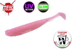 Molix RA Shad 3.8" / #684 - UV Tournament Pinky Glow gumihal