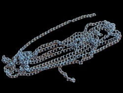  Végnélküli lánc L4- ezüst szín / 1m