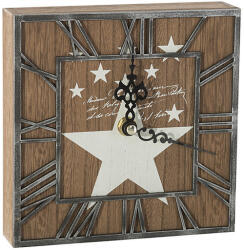  Texa 02 asztali óra Barna 16x4x16 cm (94591)