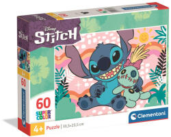 Disney Lilo és Stitch, A csillagkutya Scrump’s Day 60 db-os puzzle Clementoni