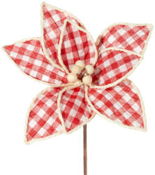  Dekoratív karácsonyi virág 100 Piros 25x15 cm (410428)