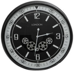  Vintage falióra Fekete 59x11x59 cm (388550)