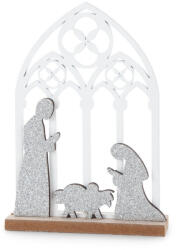  Betlehem dísz Fehér 13x3x18 cm (429876)