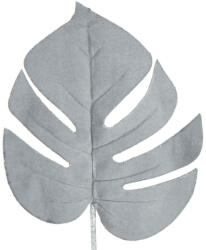  Karácsonyi Pálma levél Acélszürke 20x16 cm (369924)