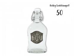 CQ Kft Csatosüveg fémcímkés Boldog 50. Születésnapot 200ml (4605834)