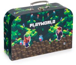 Oxybag Laminált bõrönd 34 cm Playworld zöld-barna (6-02625)
