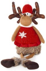  Karácsonyi szarvas figura 106b Piros 25x15x59 cm (430775)