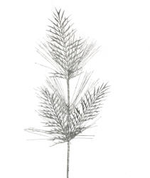  Dekoratív téli gally 72 Ezüst 55x20 cm (410466)