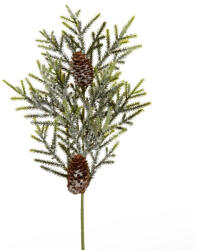  Dekoratív téli gally 59 Zöld 30x20 cm (410446)