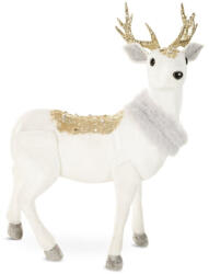 Szarvasi karácsonyi díszfigura 35 Fehér 20x11x36 cm (429087)