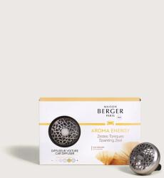Maison Berger Paris Maison Berger Paris® Aroma Energy - Sparkling Zest autós illatdiffúzor szett