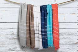 Olima OL1000 OLIMA STRIPED BEACH&SPA PESHTEMAL TOWEL (ol1000lnv/wh-90x170)