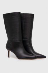 Lauren Ralph Lauren bőr csizma Leannah fekete, női, tűsarkú, 802942516001 - fekete Női 39.5