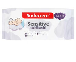  Nedves törlőkendő 55 lap/csomag Soft Clean Sudocream (43769)