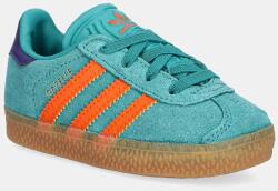 adidas Originals gyerek velúr sportcipő GAZELLE - türkiz 21