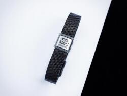 R. M. ékszer Ígéret egyedi medálos MoMents fekete színű acél karkötő (17200RM)