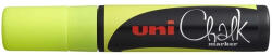 uni Krétamarker folyékony 15mm, Uni-Posca PWE-17K fluor sárga (62874) - irodaszerpiac