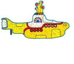 Puckator Beatles - Sárga tengeralattjáró fa puzzle (JIG-13)