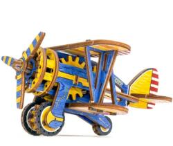 Wooden City Biplane 3D fa puzzle - Limitált kiadás (LE-012)