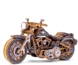 Wooden City Motor 3D fa puzzle - Cruiser V-Twin - Limitált kiadás (LE-002)