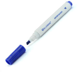 BLUERING Flipchart marker rostirón vizes vágott végű 1-4mm, Bluering® kék (BR895554) - printsisters