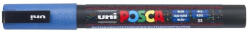 uni Dekormarker 0, 9-1, 3mm, Uni-Posca PC-3ML csillámló kék (62832) - irodaszerpiac