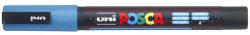 uni Dekormarker 0, 9-1, 3mm, Uni-Posca PC-3ML csillámló világoskék (62831)