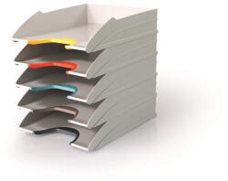 DURABLE Irattálca szett, műanyag, 5 részes, DURABLE "VARICOLOR MIX (770427) - iroszer24